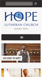 Mobile Screenshot of hopeaustin.com